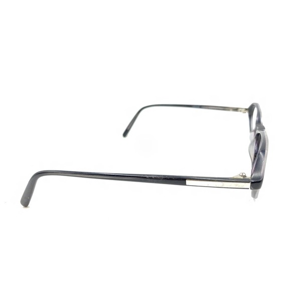 Prada VPR 04E 2AJ-1O1 Black Silver Eyeglasses Frames 50-18 135 Italy Designer - Picture 4 of 12